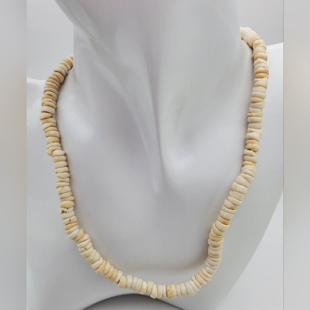 Heishi shell Beach essence necklace N0517‎